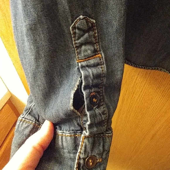 Xhilaration Denim Jean Shirt - Size XL - Picture 8 of 8